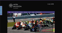 Desktop Screenshot of hotelbalfagoncalanda.com
